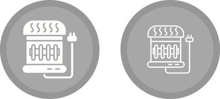 Vektorsymbol für elektrische Heizung vektor