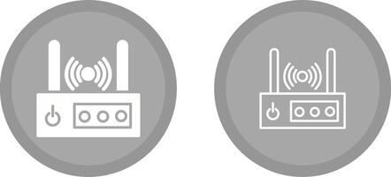 WLAN-Router-Vektorsymbol vektor