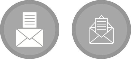 e-post dokument vektor ikon