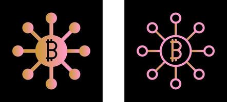 Vektorsymbol für digitale Währung vektor