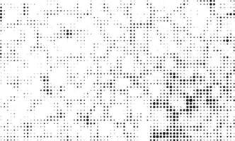 årgång halvton punkt och fyrkant halvton form, en svart och vit halvton mönster med en vit bakgrund, en svart och vit halvton mönster med prickar med grunge effekt, en svart och vit punkt vektor