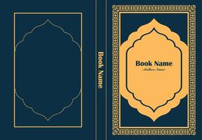 islamisch Buch Startseite Vektor Design