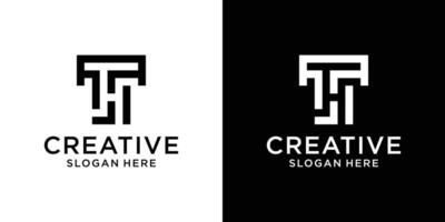 modern Brief th Logo Monogramm Vektor Design Inspiration