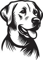 Labrador Retriever Hund Illustration. vektor