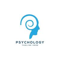 Psychologie Gesundheit Pflege Logo Design kreativ modern Konzept Vektor Vorlage