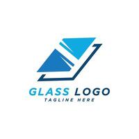 glas företag kreativ modern vektor design logotyp mall