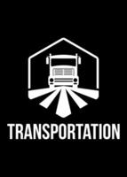 transport aning vektor logotyp design