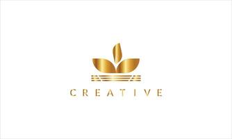 abstraktes Logo. minimalistisches Logo-Design. kreatives Logo. schönes und einfaches Element. vektor