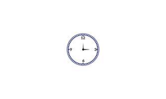 Uhr Symbol im eben Stil, Timer auf Blau Hintergrund. Geschäft betrachten. Vektor Design Element zum Sie Projekt