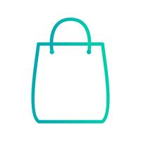 Einkaufstasche-Ikonen-Vektor-Illustration vektor