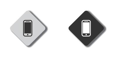 smartphone ikon. mobil telefon symbol. platt vektor illustration.