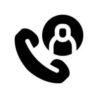 Telefon Symbol. Vektor Glyphe Symbol zum Ihre Webseite, Handy, Mobiltelefon, Präsentation, und Logo Design.