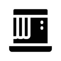 Fenster Symbol. Vektor Glyphe Symbol zum Ihre Webseite, Handy, Mobiltelefon, Präsentation, und Logo Design.