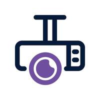 Beamer Symbol. Vektor Dual Ton Symbol zum Ihre Webseite, Handy, Mobiltelefon, Präsentation, und Logo Design.