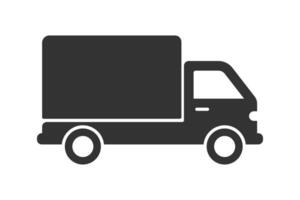 LKW Symbol. Lieferung Symbol. Vektor Illustration.