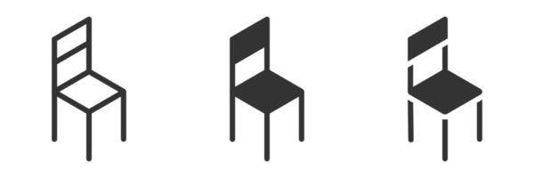 Stuhl Symbol. einfach Design. Vektor Illustration.