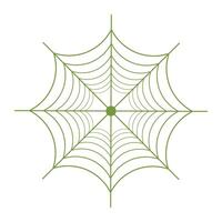 Spinne Netz Muster Linie Symbol Vektor Design.