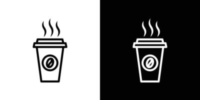 heiß Kaffee Tasse Symbol vektor