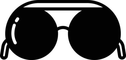 Sonnenbrille Glyphe und Linie Vektor Illustration