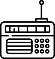 Radio Gliederung Vektor Abbildungen