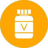 Vitamin kreatives Icon-Design vektor