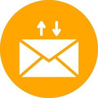 E-Mail kreatives Icon-Design vektor