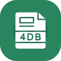 4 dB kreativ Symbol Design vektor