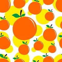 orangefarbenes Muster nahtlos vektor
