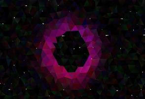 hellviolettes, rosafarbenes abstraktes polygonales Layout. vektor