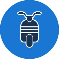 Vektor-Scooter-Symbol vektor