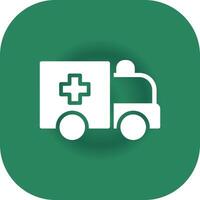 Krankenwagen kreatives Icon-Design vektor