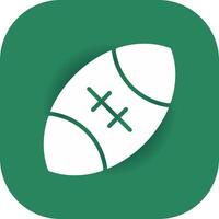 rugby kreativ ikon design vektor