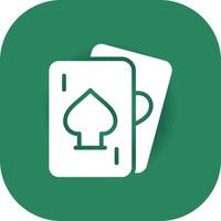 Poker kreatives Icon-Design vektor