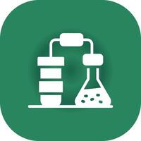 Chemie kreatives Icon-Design vektor