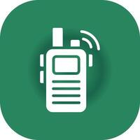 Walkie-Talkies kreatives Icon-Design vektor