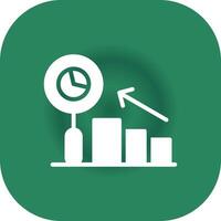 vorausschauend Analytik kreativ Symbol Design vektor