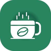 Kaffeetasse kreatives Icon-Design vektor