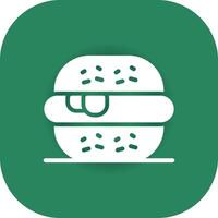 Burger kreativ Symbol Design vektor