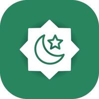 muslimisches kreatives Icon-Design vektor