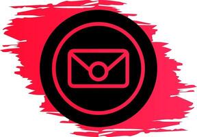 Kreis Briefumschlag kreativ Symbol Design vektor