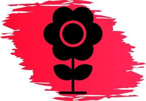 kreatives Icon-Design mit Blumen vektor