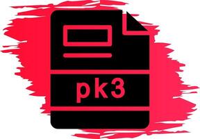 pk3 kreativ ikon design vektor