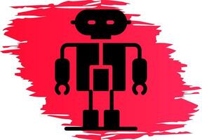 Roboter kreatives Icon-Design vektor