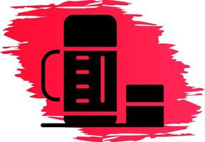 Thermos kreatives Icon-Design vektor