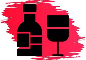 Wein kreatives Icon-Design vektor