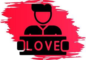 liebe kreatives Icon-Design vektor