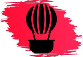 Heißluftballon kreatives Icon-Design vektor