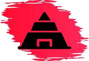 Pyramide kreatives Icon-Design vektor