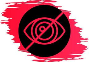 legal Blindheit kreativ Symbol Design vektor