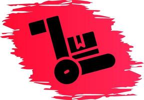 Trolley kreatives Icon-Design vektor